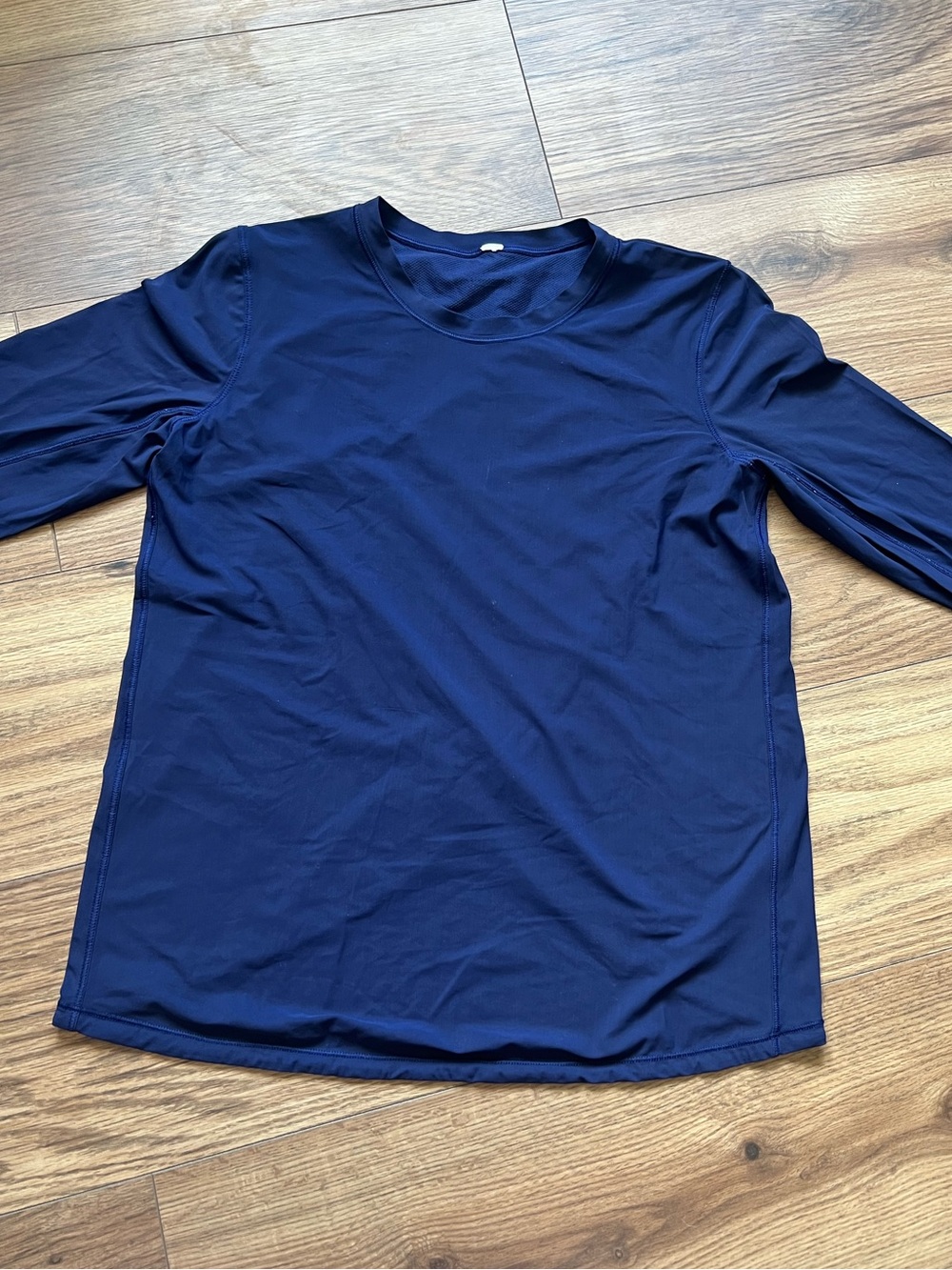 Lululemon Sun away Runaway Blue Long Sleeve Womens Athletic Top